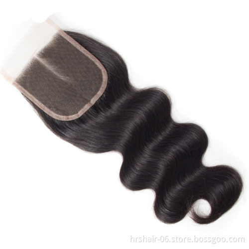 vendor stock cuticle aligned Vietnamese human hair golden body wave 5x5 closure